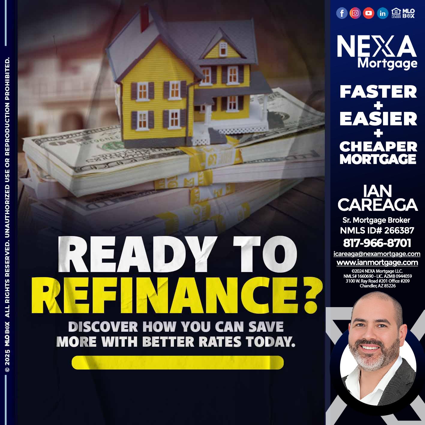 ready to refinance? - Ian Careaga -Sr. Mortgage Broker