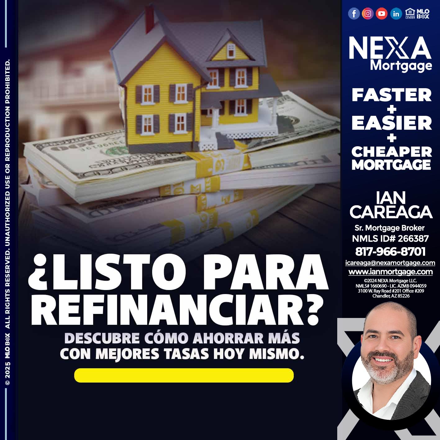 LISTO PARA REFINANCIAR? - Ian Careaga -Sr. Mortgage Broker