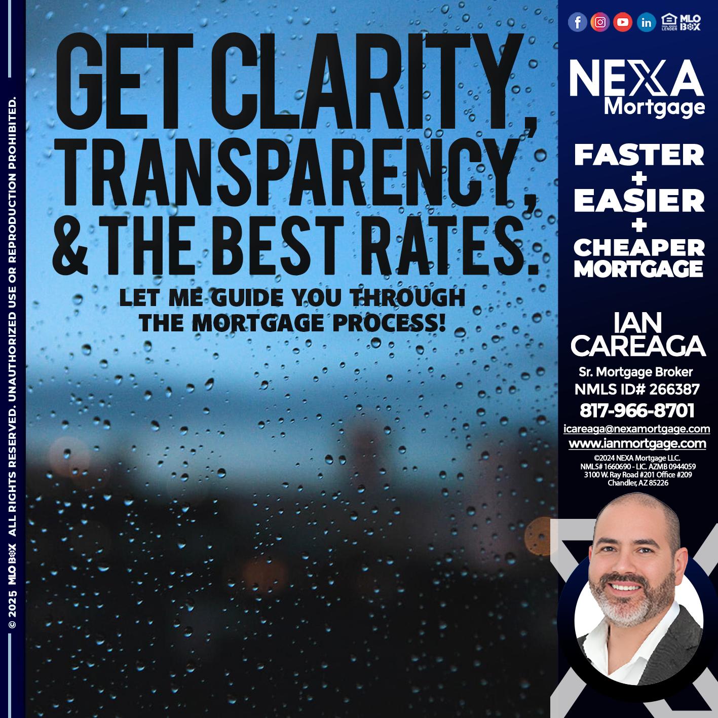 GET CLARITY - Ian Careaga -Sr. Mortgage Broker