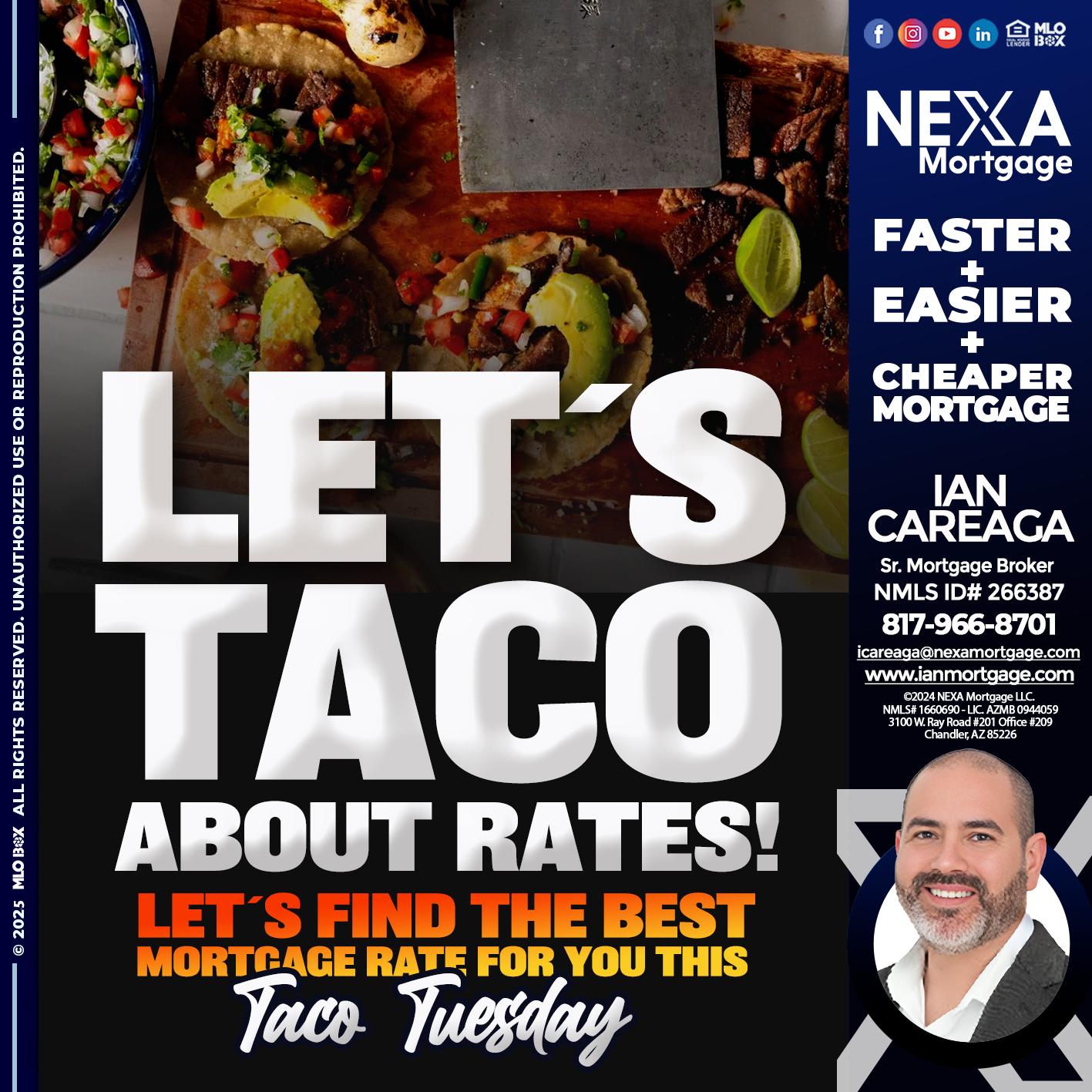 LETS TACO - Ian Careaga -Sr. Mortgage Broker