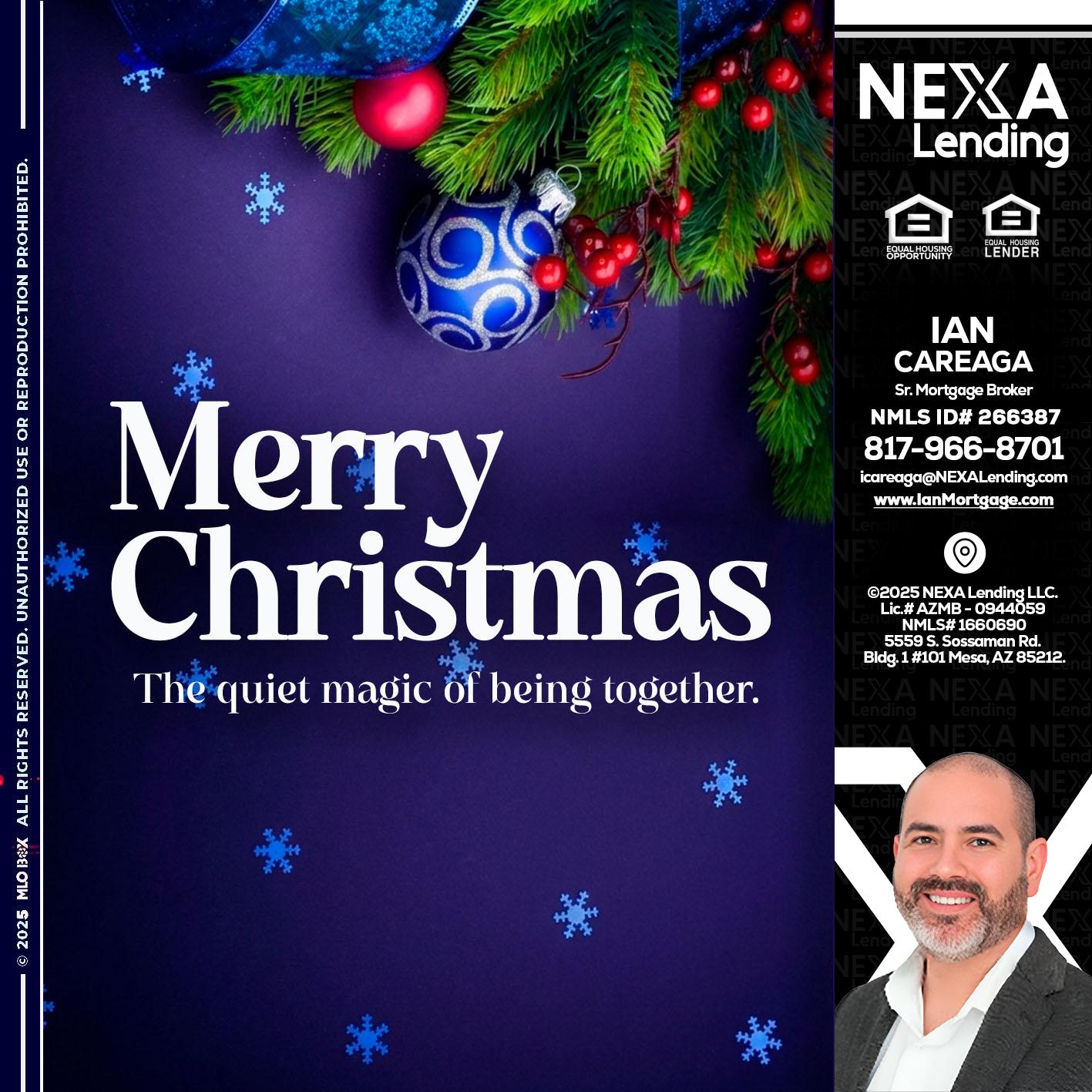 merry christmas - Ian Careaga -Mortgage Broker