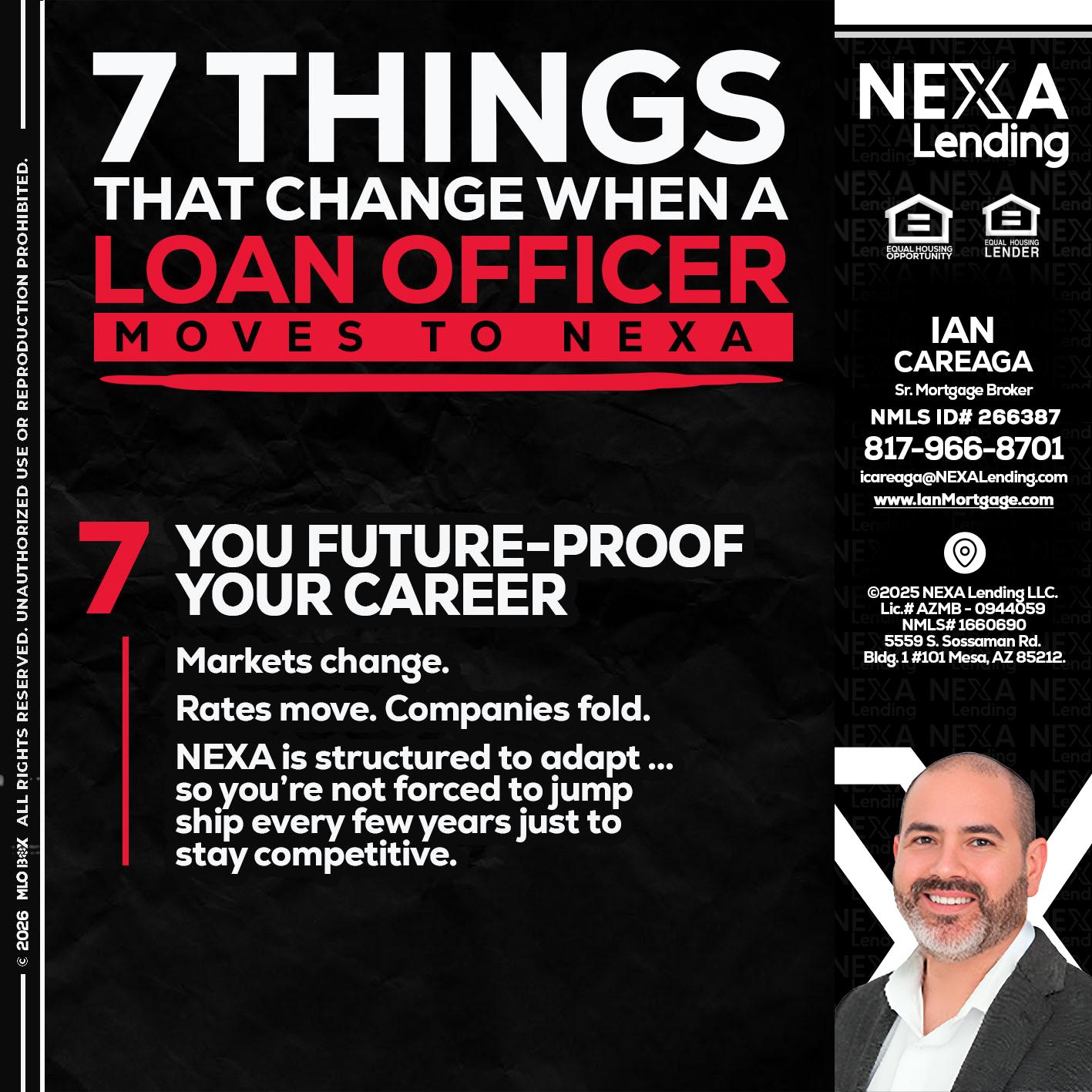 7 THINGS (7) - Ian Careaga -Mortgage Broker