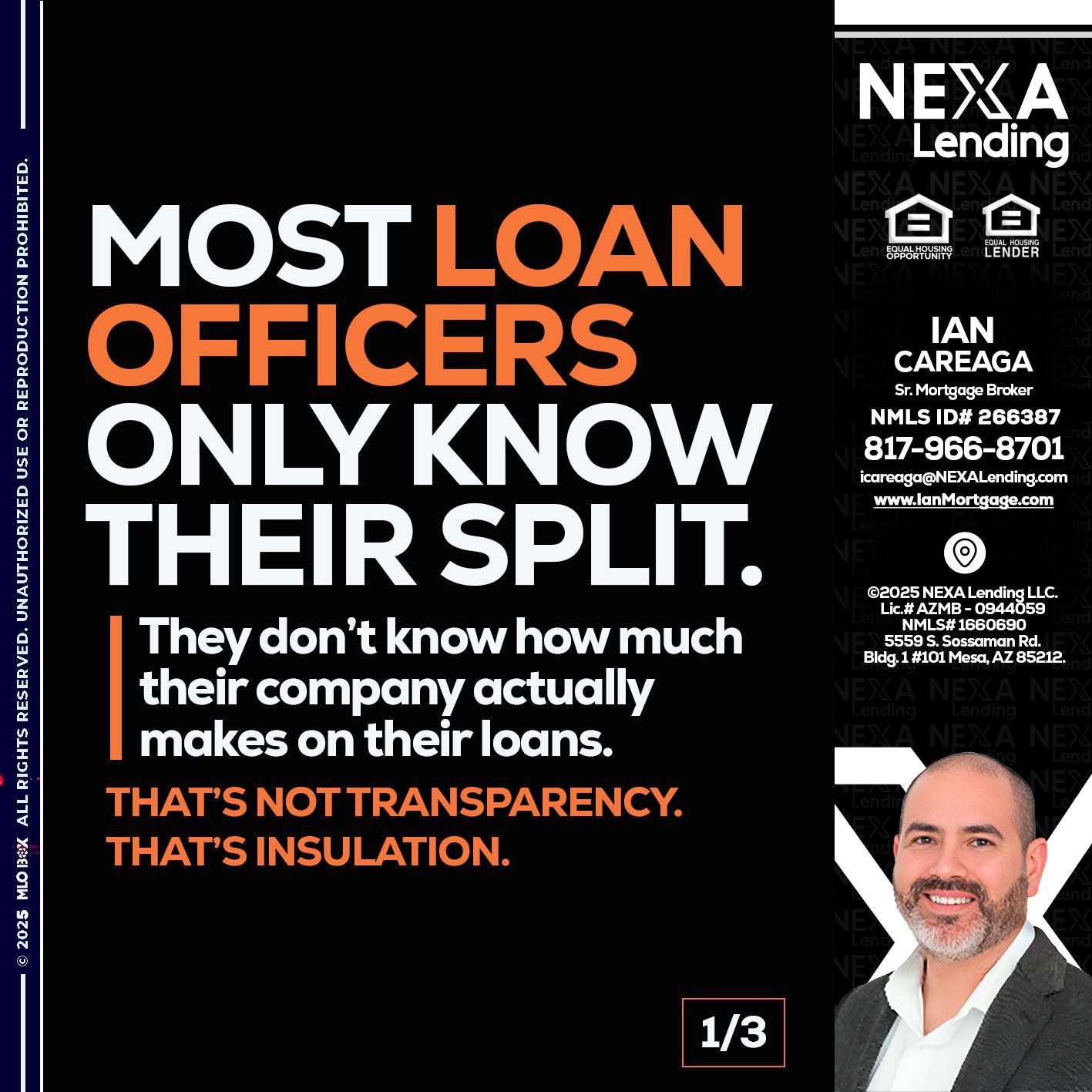 1 OF 3 - Ian Careaga -Mortgage Broker