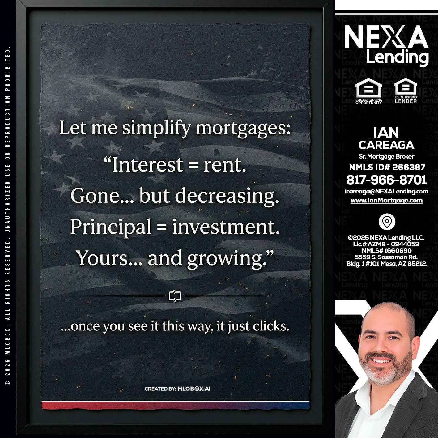 LET ME SIMPLIFY - Ian Careaga -Mortgage Broker