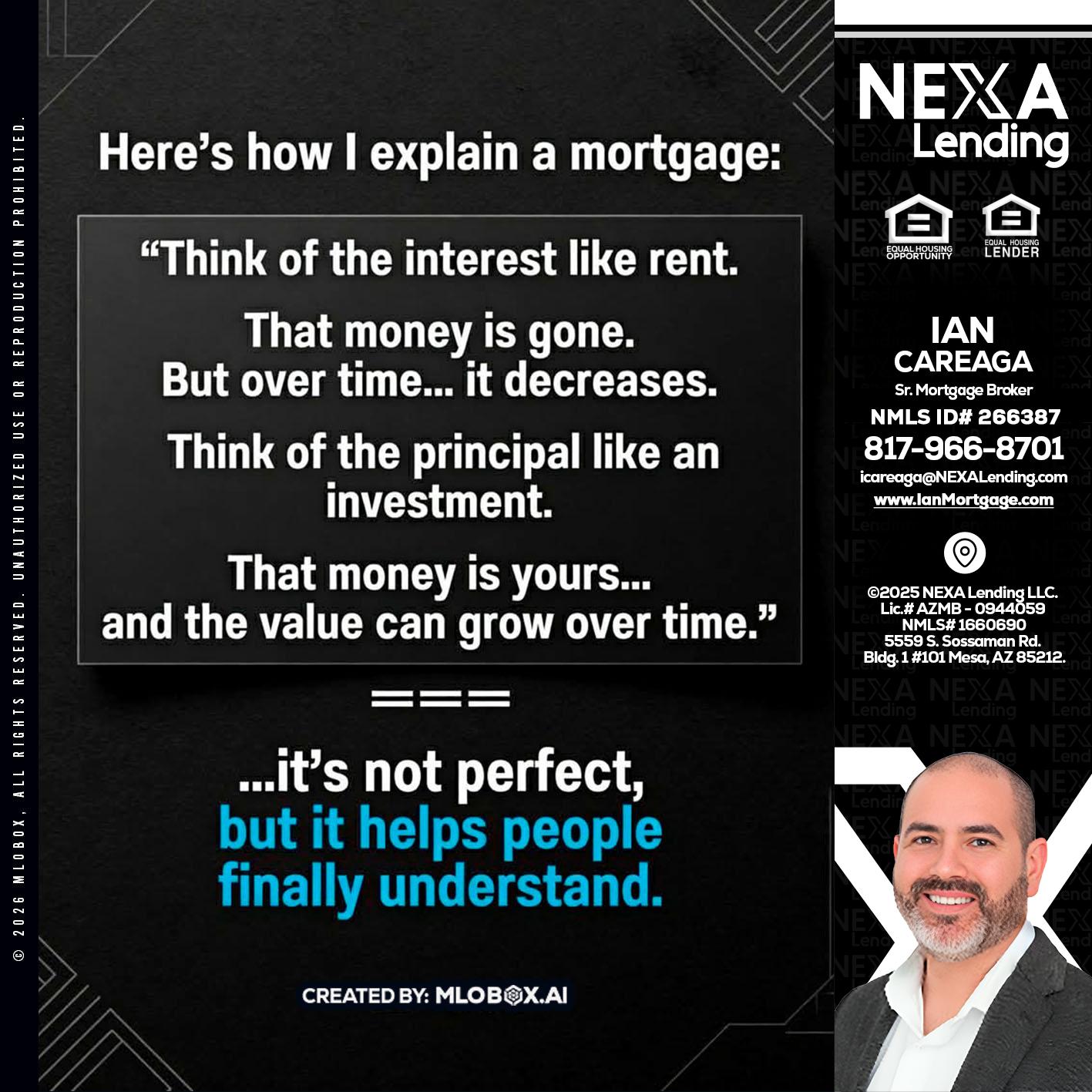 HERES NOW - Ian Careaga -Mortgage Broker